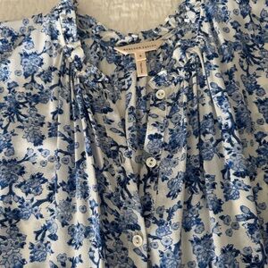 Rebecca Taylor Blue Floral Dress